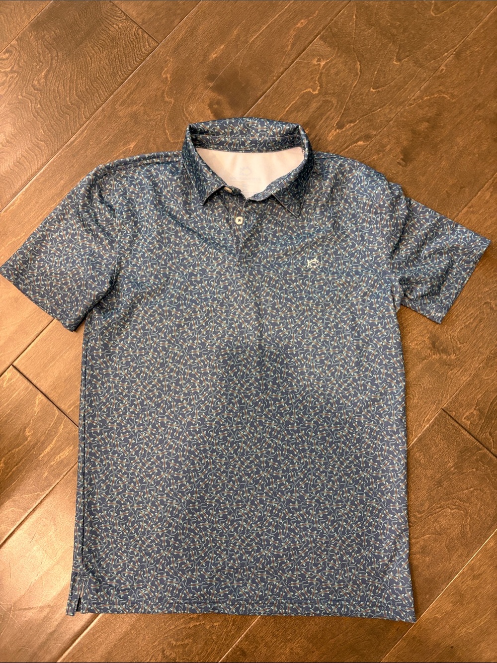 Southern Tide Blue Golf Shirt